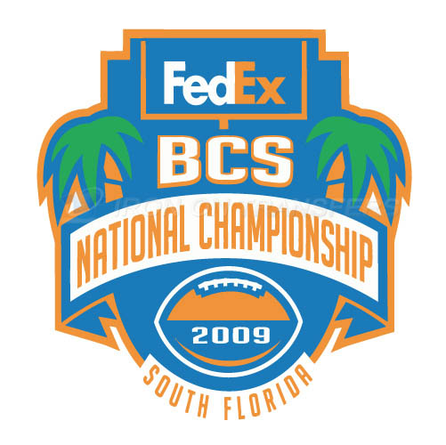 BCS Championship Game Primary Logos 2009 T-shirts Iron On Transf